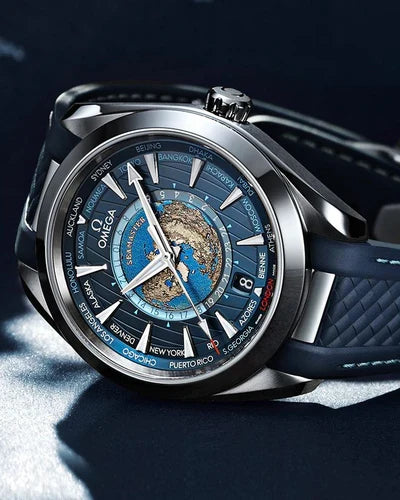 OM. Seamaster Aqua Terra Worldtimer