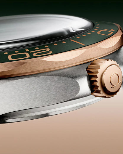 OM. Seamaster Diver 300M Titanium Bronze Gold