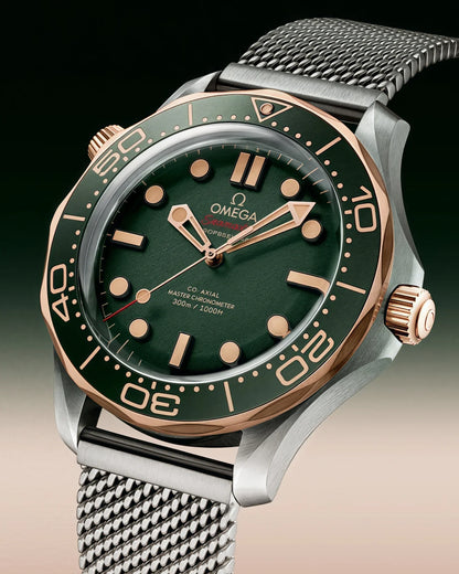 OM. Seamaster Diver 300M Titanium Bronze Gold
