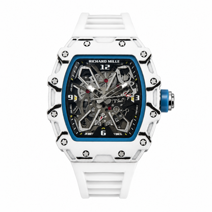RM. 055 Carbon Fiber 42mm White