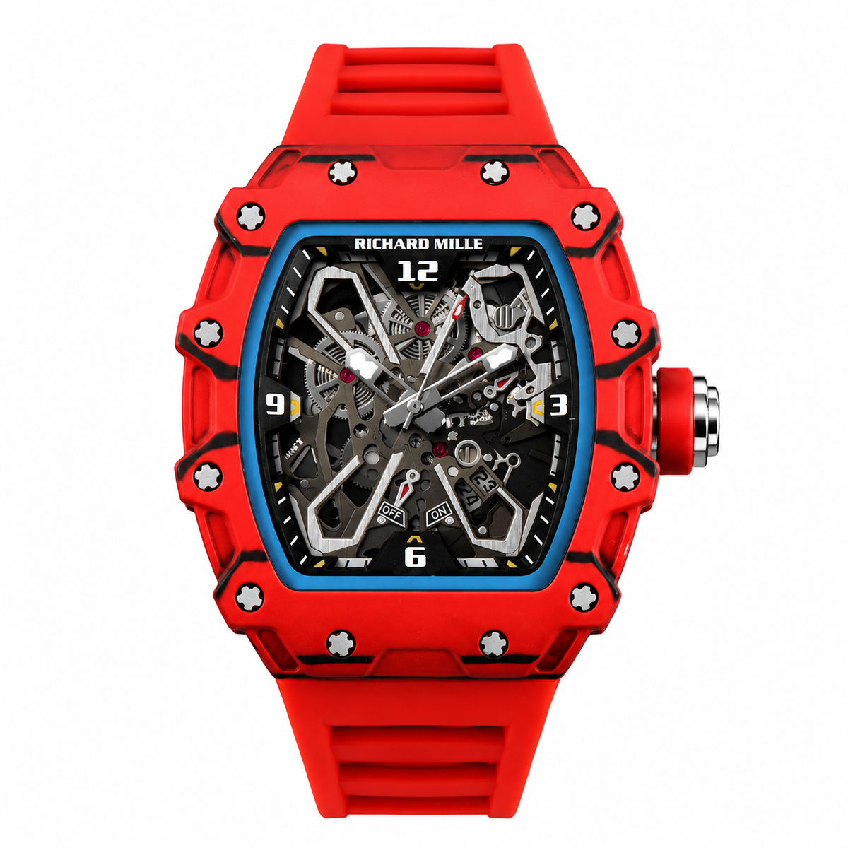 RM. 055 Carbon Fiber 42mm Red