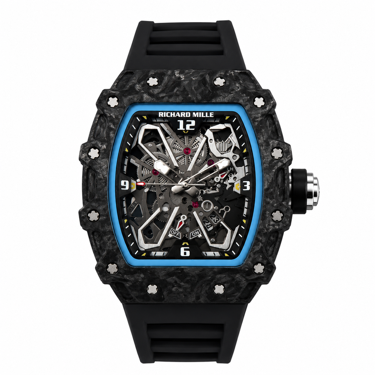 RM. 055 Carbon Fiber 42mm Black