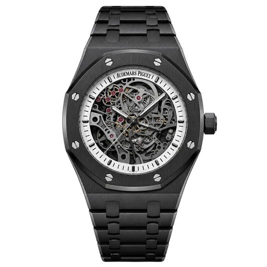 AP. Royal Oak Black Skeleton 43mm