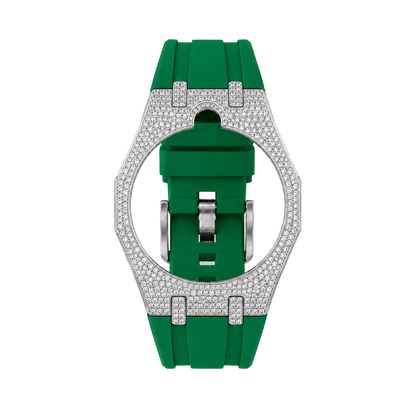 Royal Pop Strass Bracelet - GREEN EIGHT