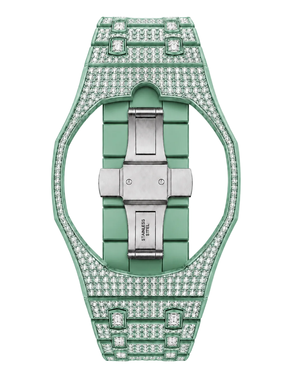 Royal Pop Ceramic Strass Bracelet - GREEN EIGHT