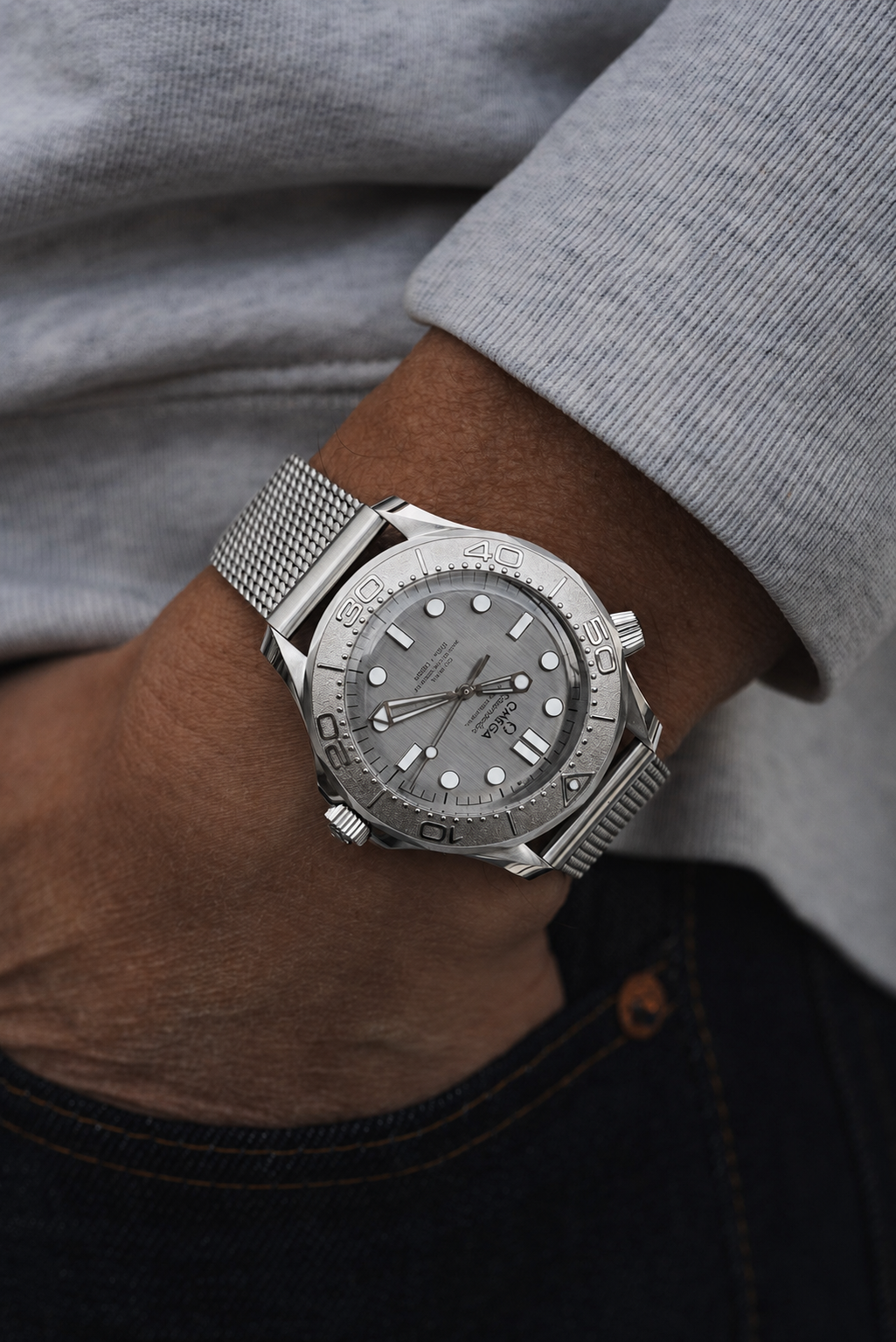 OM. Seamaster Diver 300M Silver