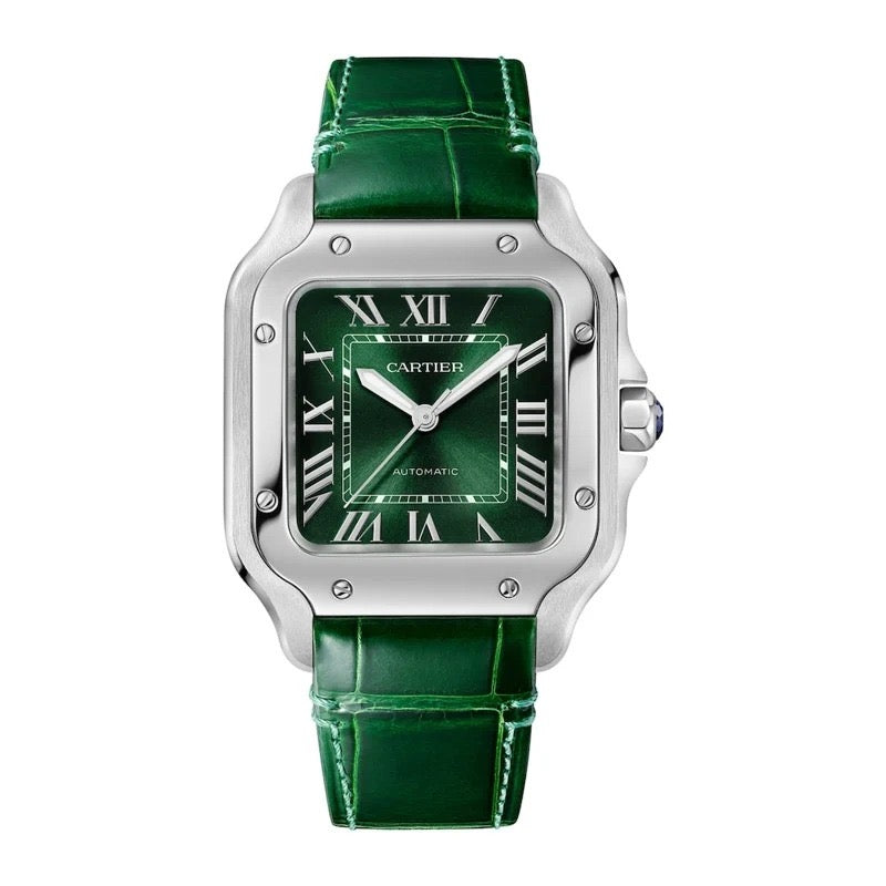 CT. Santos Green Croco Strap