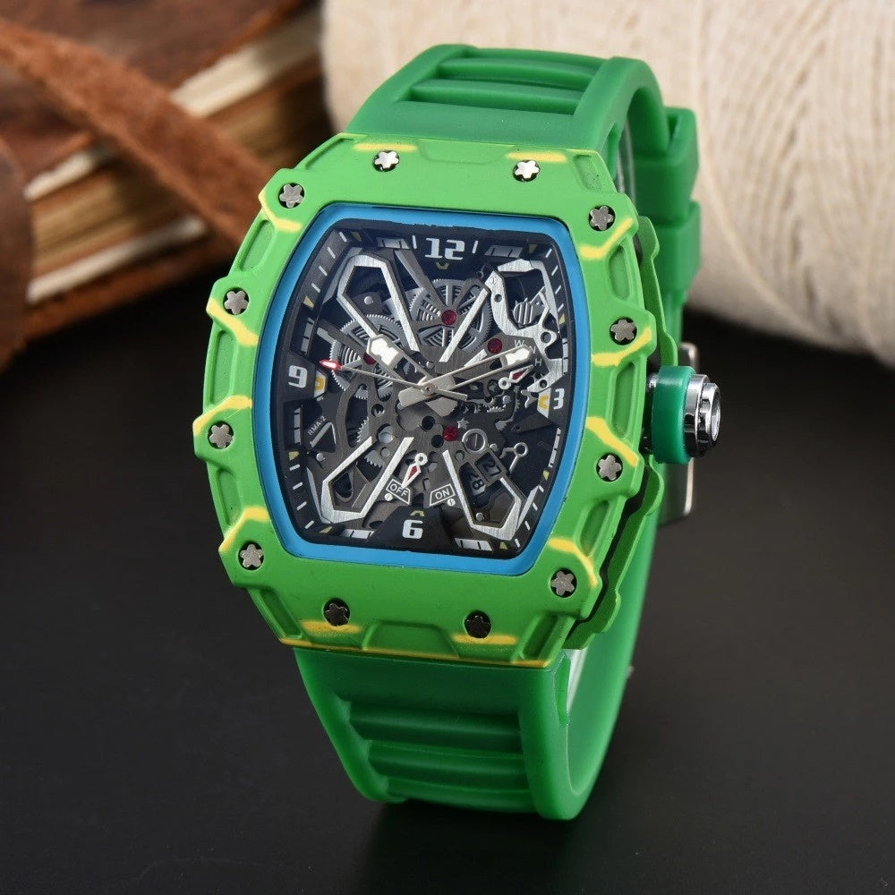 RM. 055 Carbon Fiber 42mm Green