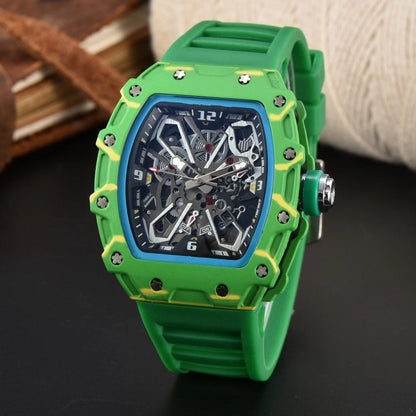 RM. 055 Carbon Fiber 42mm Green