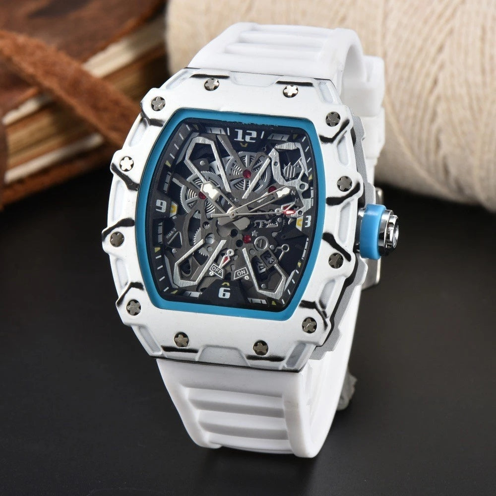 RM. 055 Carbon Fiber 42mm White