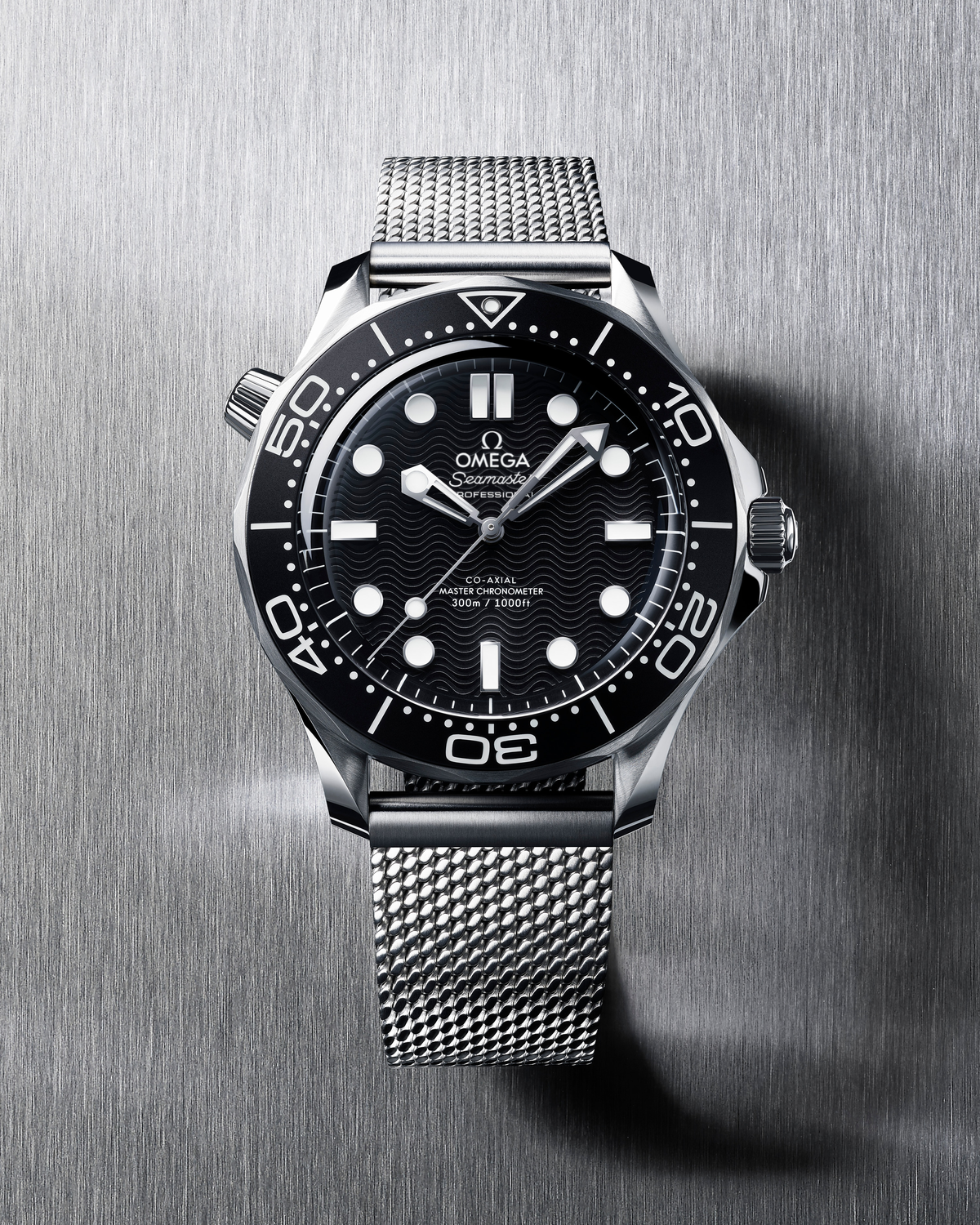 OM. Seamaster Diver 300M Black Steel