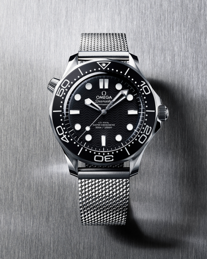 OM. Seamaster Diver 300M Black Steel