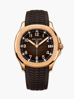PP. Aquanaut 5167 Rose Gold & Dark Brown